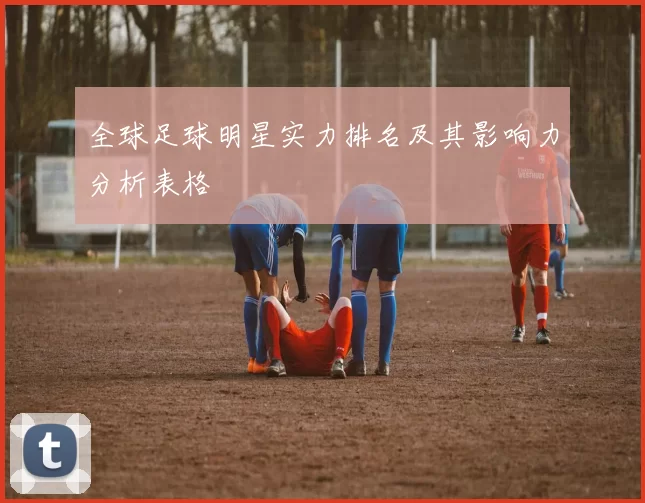 全球足球明星实力排名及其影响力分析表格