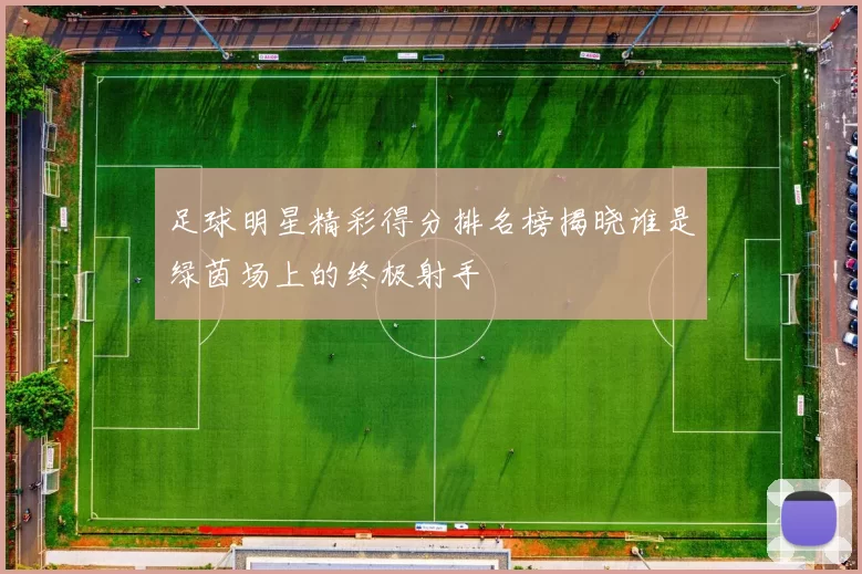 足球明星精彩得分排名榜揭晓谁是绿茵场上的终极射手
