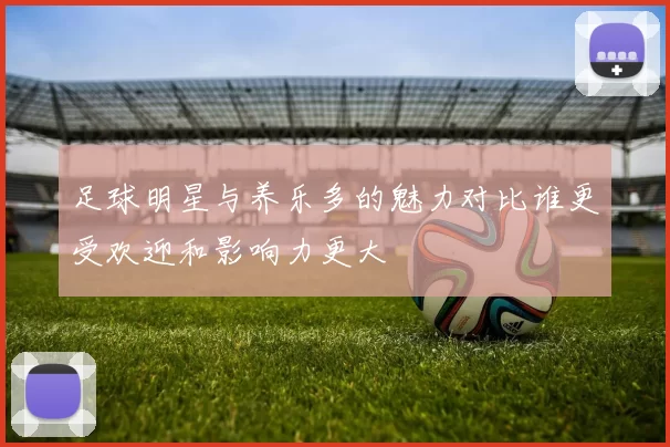 足球明星与养乐多的魅力对比谁更受欢迎和影响力更大
